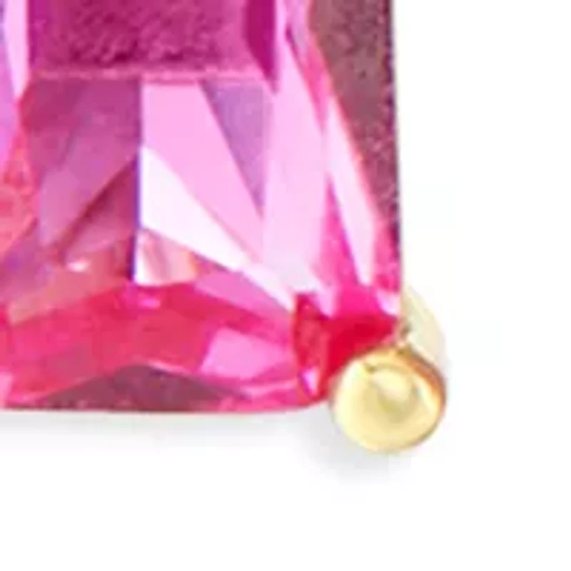 Sterling Silver Multi Color Multi Shaped Stud Earring Set