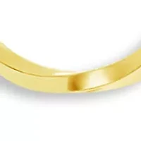 Plated Twisted Hoop Earrings - Set of 3