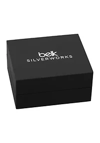 Fine Plated Rope Hoop & Double Layered Necklace Set