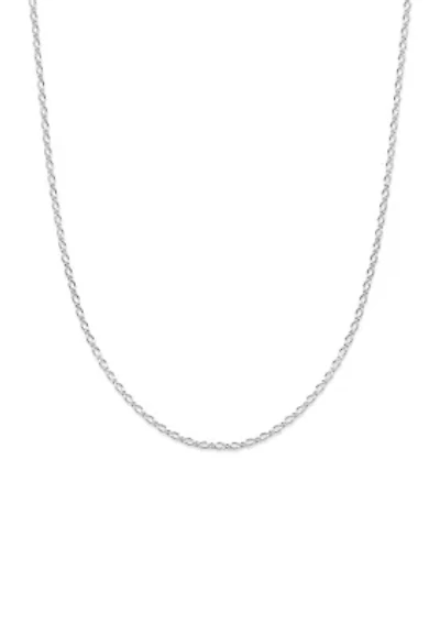 Open Link Chain in Sterling Silver