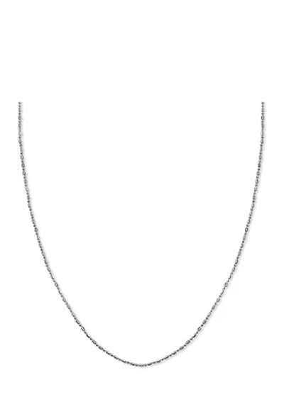 Beaded Chain 18 Inch Necklace