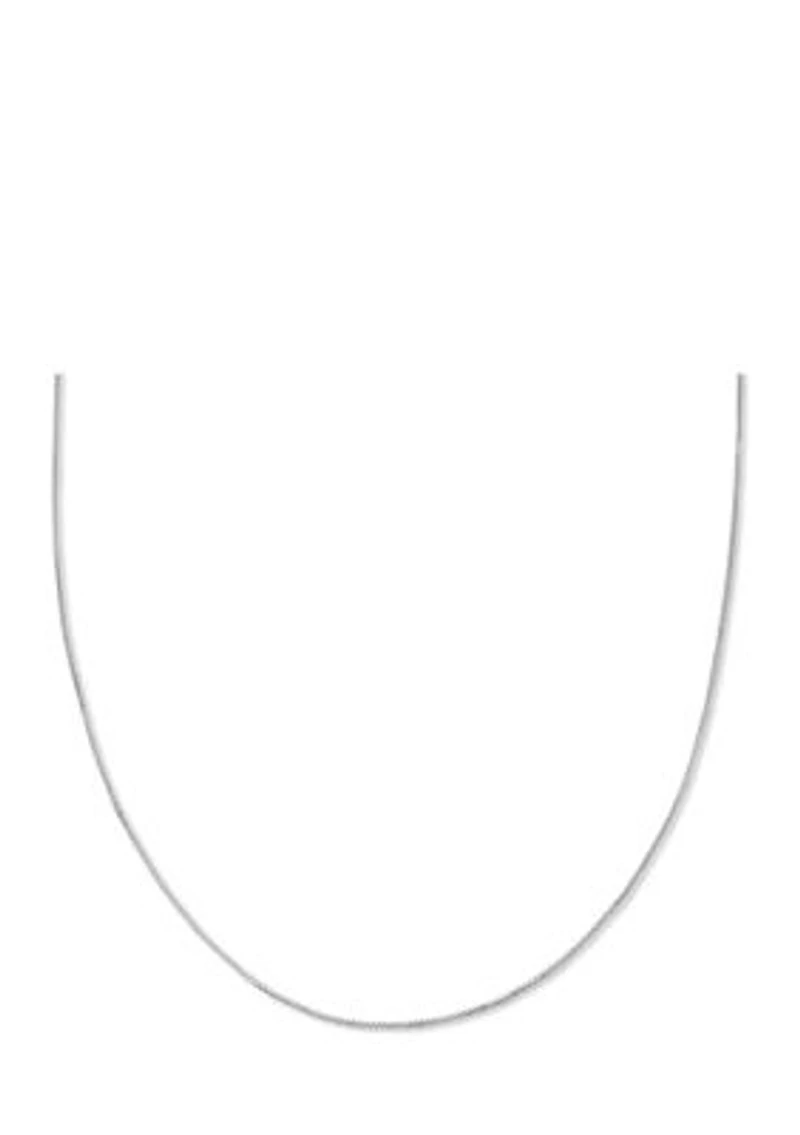 Box Chain Inch Necklace