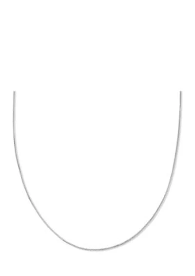 Box Chain 24 Inch Necklace