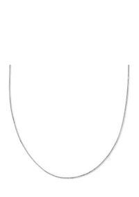 Box Chain Inch Necklace