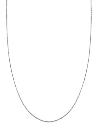 30G 24" Flat Oval Chain Necklace 