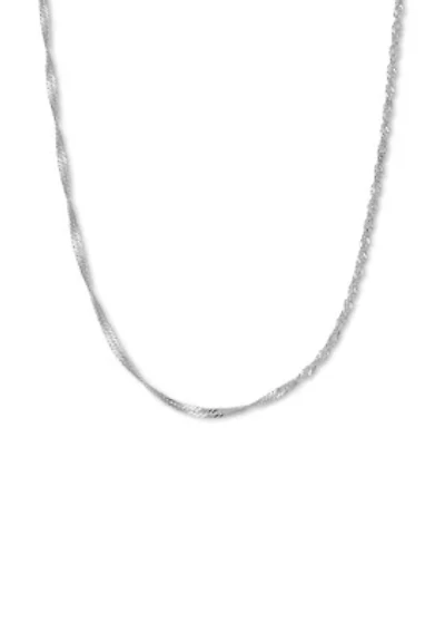 16 Inch 030 Gauge Chain Necklace