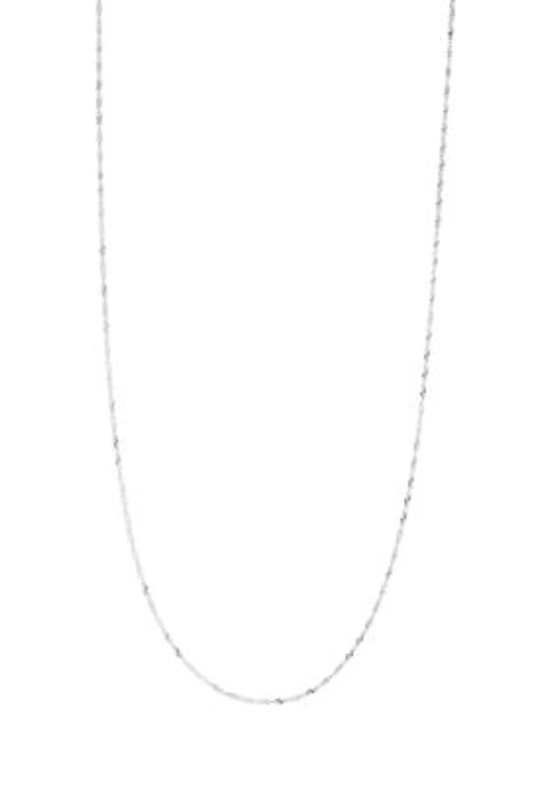 Twisted Cable Chain in Sterling Silver
