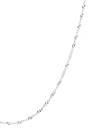 Twisted Cable Chain in Sterling Silver