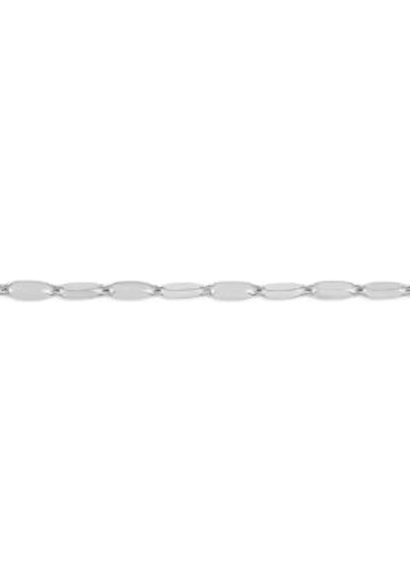 Butterfly Chain 18" Necklace in Sterling Silver