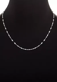 Sterling Silver Butterfly Chain Necklace
