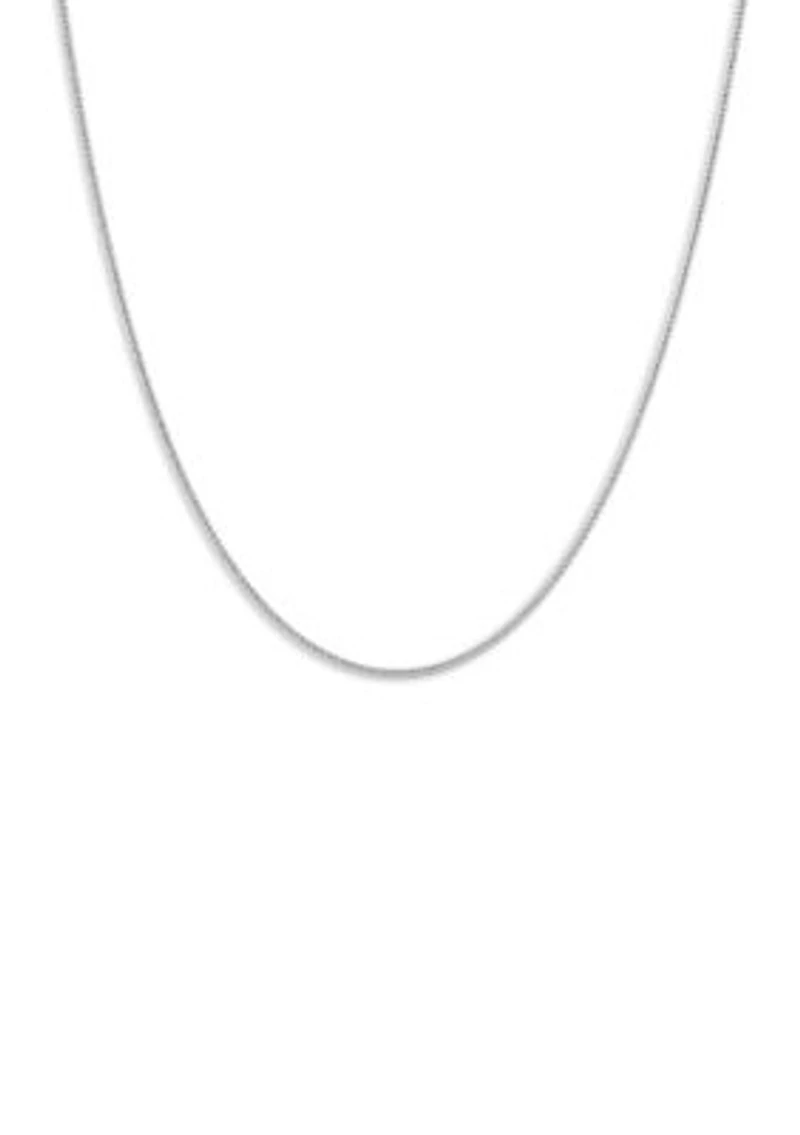 Sterling Silver Snake Chain 20" Necklace