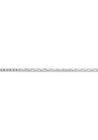Diamond Cut Popcorn Chain Necklace Sterling Silver