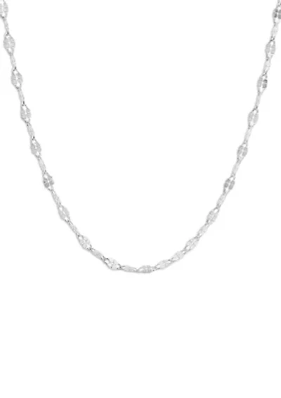 Daisy Chain Necklace in Sterling Silver