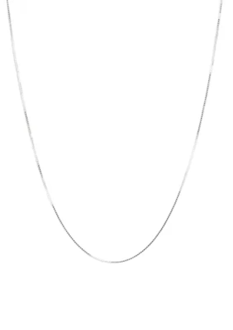 Sterling Silver Box Chain