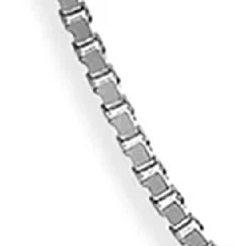 Sterling Silver Box Chain Necklace - 20"