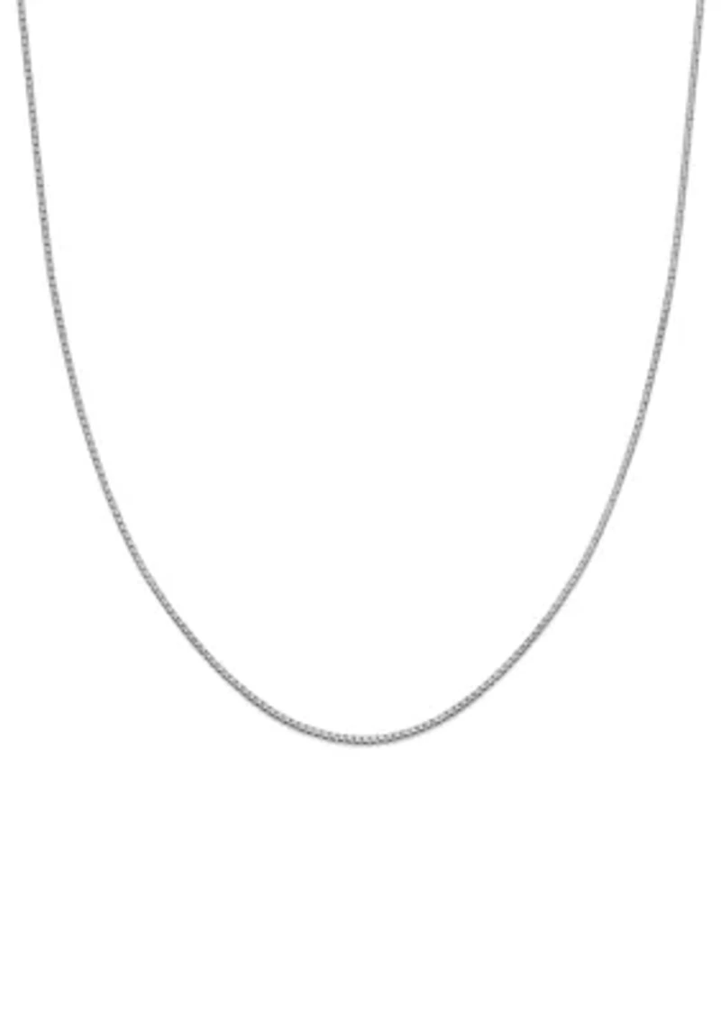 24 Inch Box Chain Necklace 