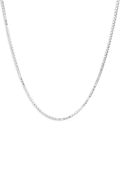 Sterling Silver Box Chain