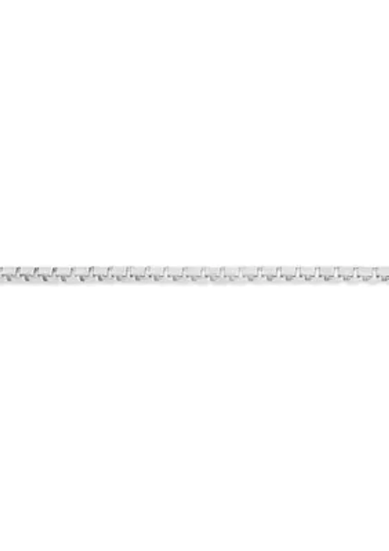 Sterling Silver Box Chain Necklace
