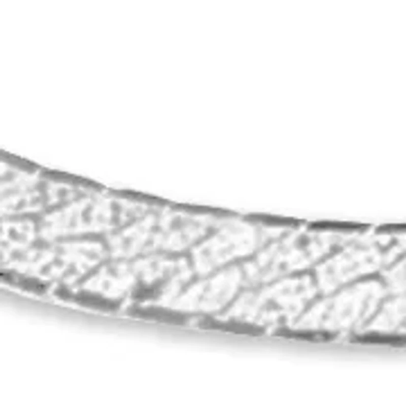 Sterling Silver Flat Diamond Cut Herringbone Chain Necklace