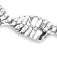 Sterling Silver Butterfly Twist Chain Bracelet