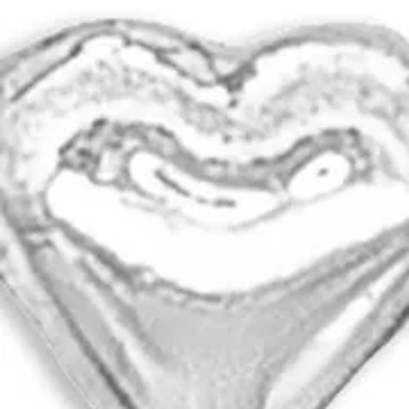 Sterling Silver Rope Chain Bracelet with Polished Heart Center