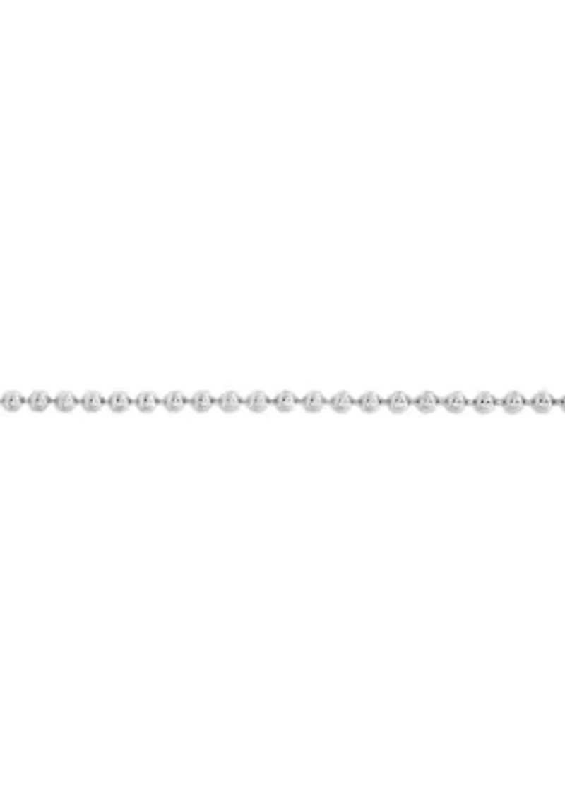 Sterling Silver Shotbead Chain Bracelet