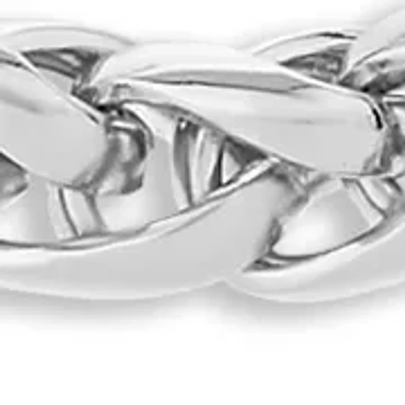 Fine Silver Plated Franco Chain Necklace