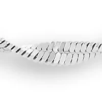 Fine Silver Plated Twisted Butterfly Chain Necklace