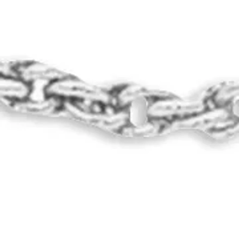 Fine Silver Plated 30" Rope Chain Necklace