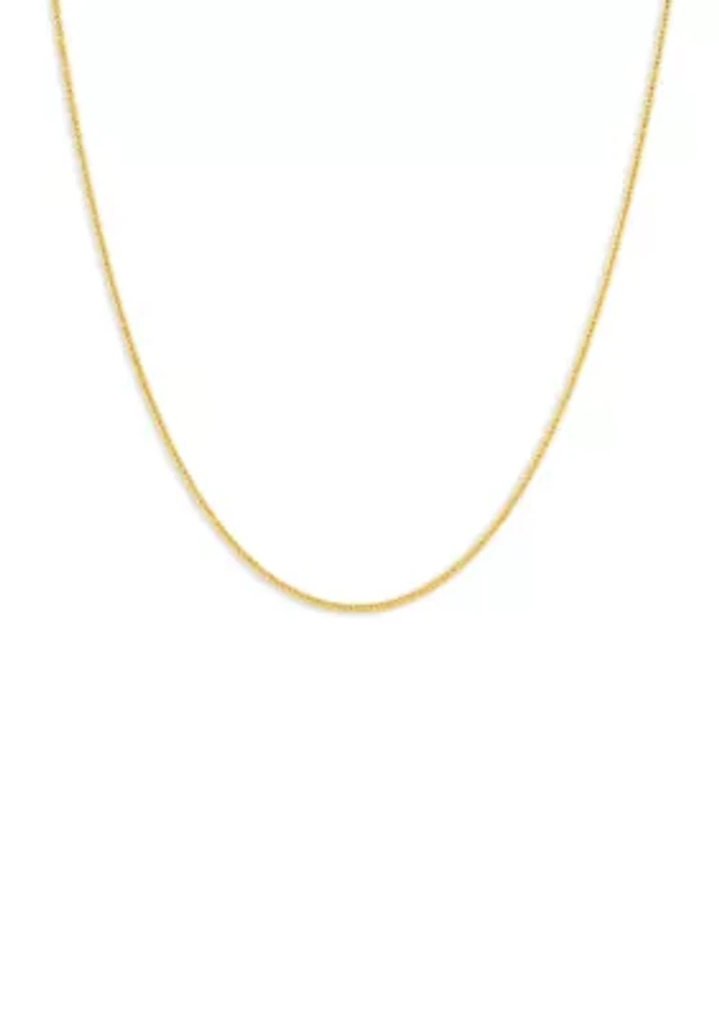 Sterling Silver Snake Chain 16" Necklace