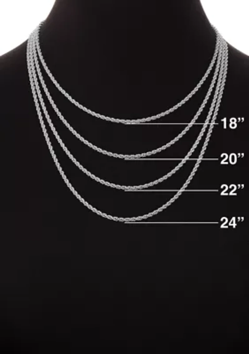Sterling Silver Snake Chain 16" Necklace