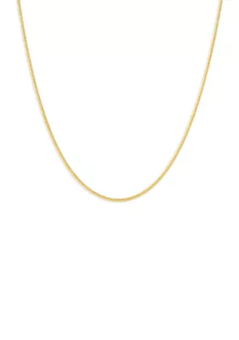 Sterling Silver Snake Chain 18" Necklace