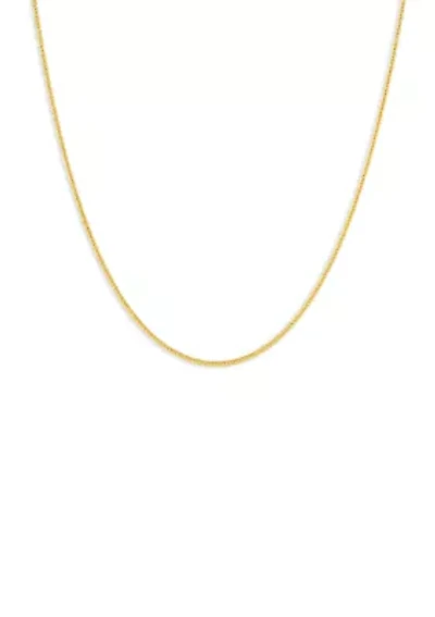Sterling Silver Snake Chain 18" Necklace
