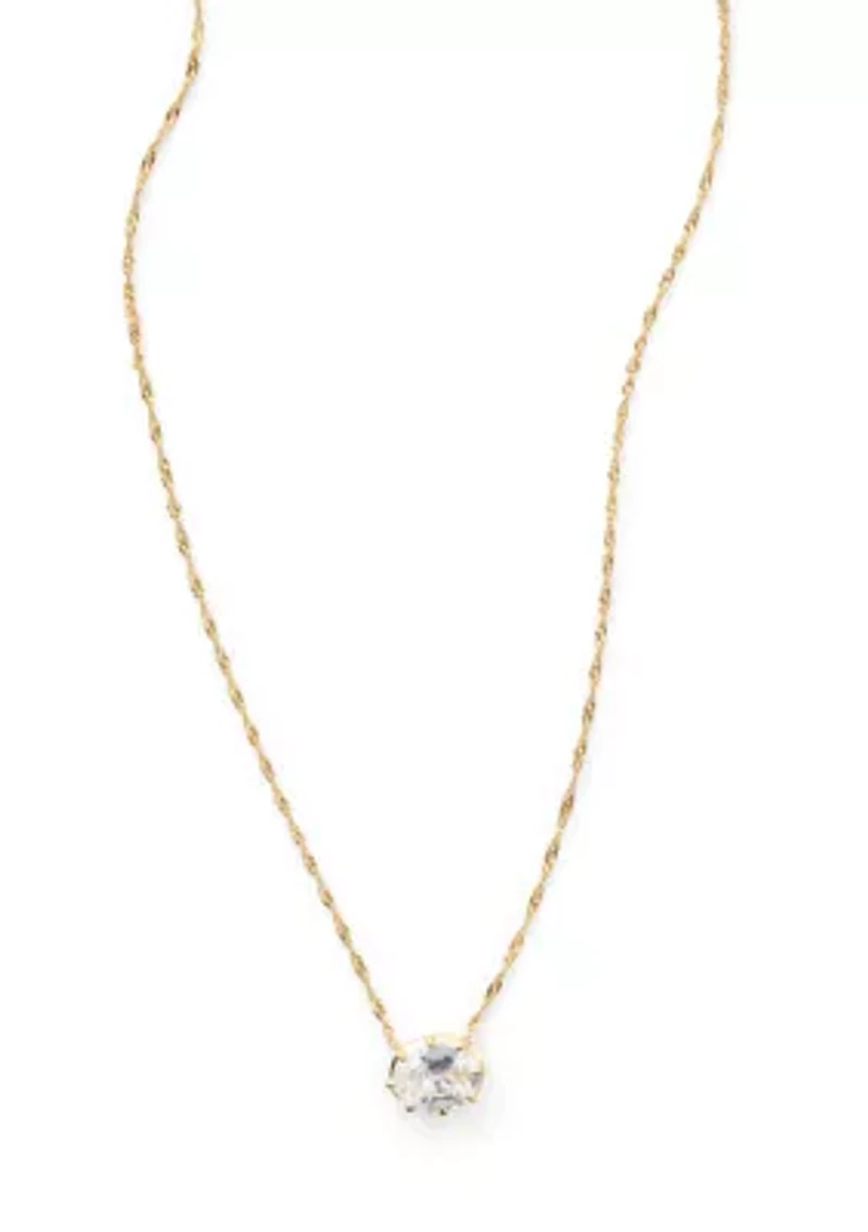 Oval Cubic Zirconia Necklace