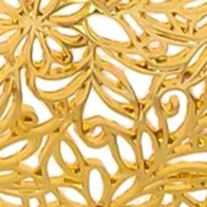 Gold-Tone Tassel Double Heart Necklace