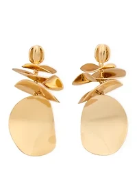 Lab Grown Snack Time Potato Chip Statement Earrings