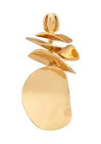 Lab Grown Snack Time Potato Chip Statement Earrings