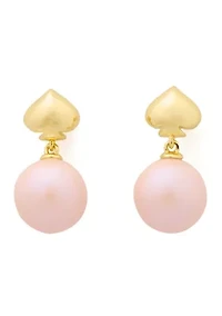 Lab Grown Pearlie Drop Earrings