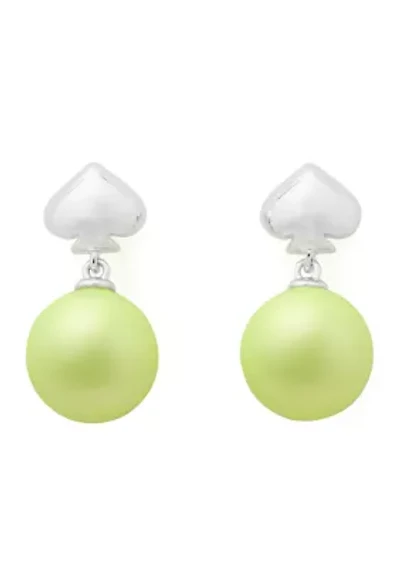 Lab Grown Pearlie Drop Earrings