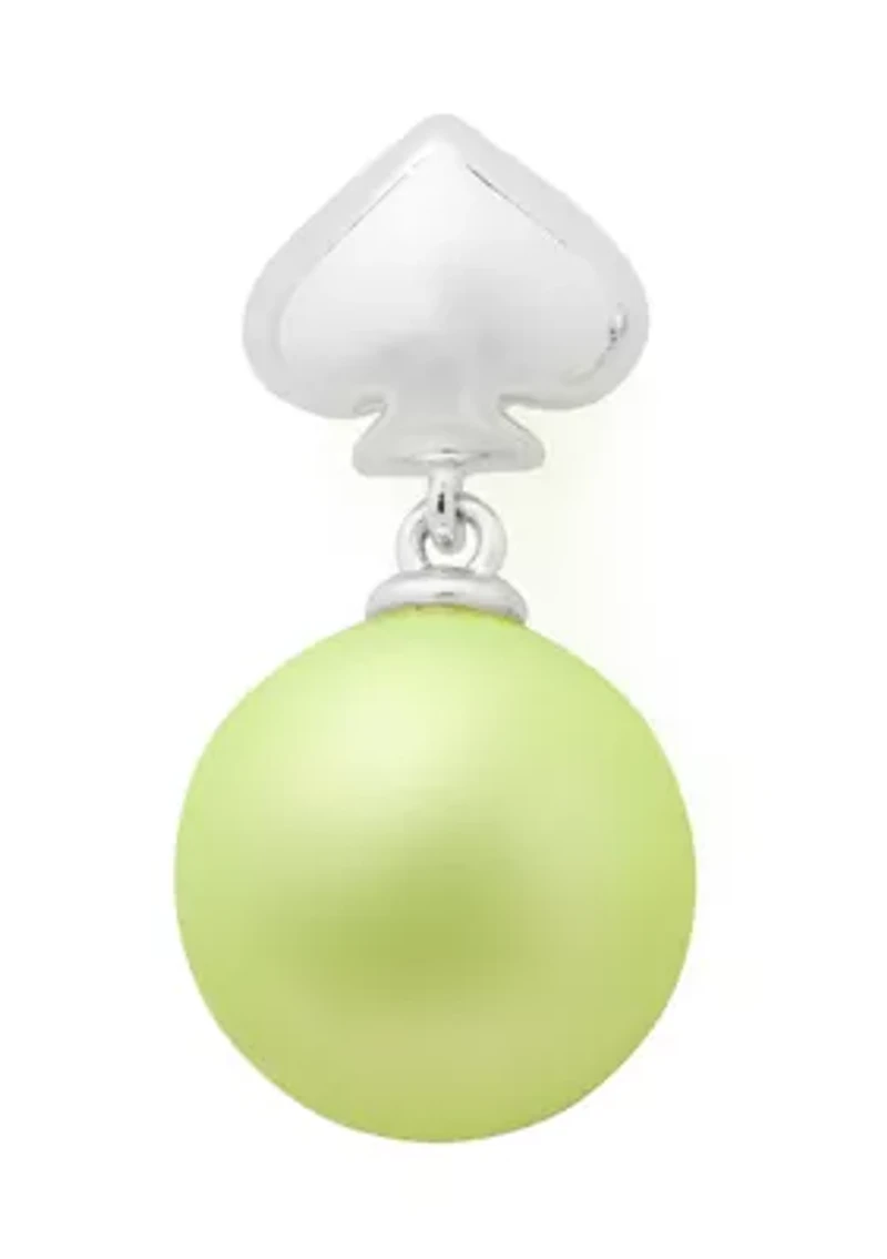 Lab Grown Pearlie Drop Earrings