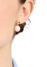 Lab Grown Pearlie Drop Earrings