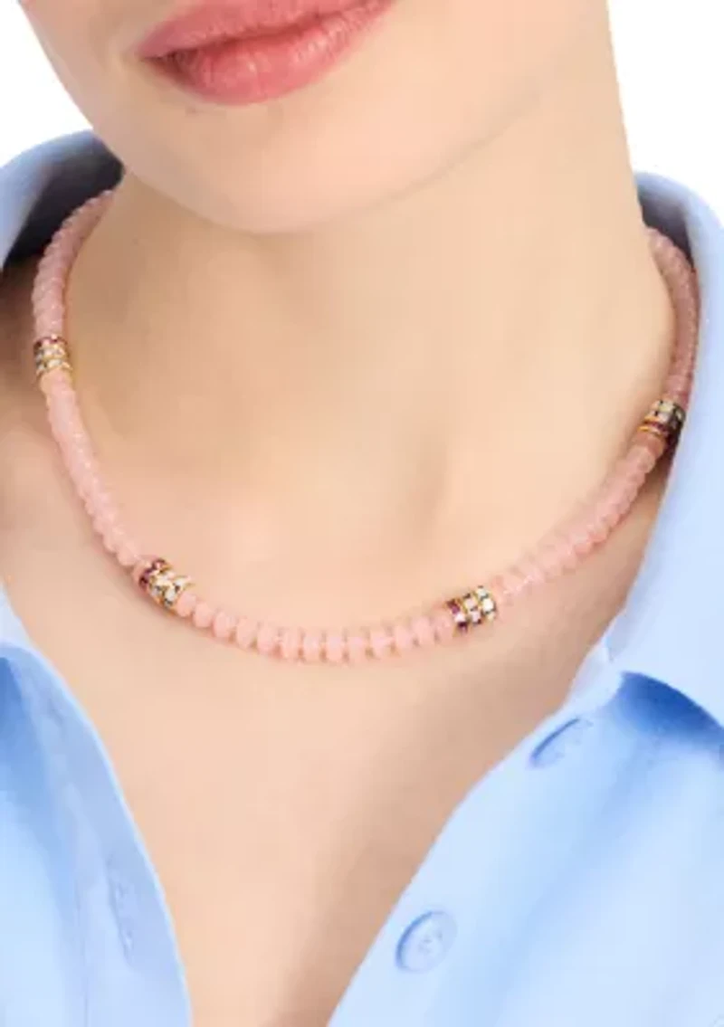 Lab Grown Beaded Necklace