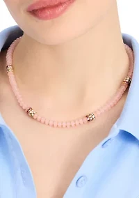 Lab Grown Beaded Necklace