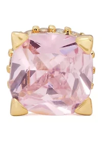 Square Crystal Stud Earrings