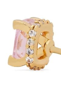 Square Crystal Stud Earrings
