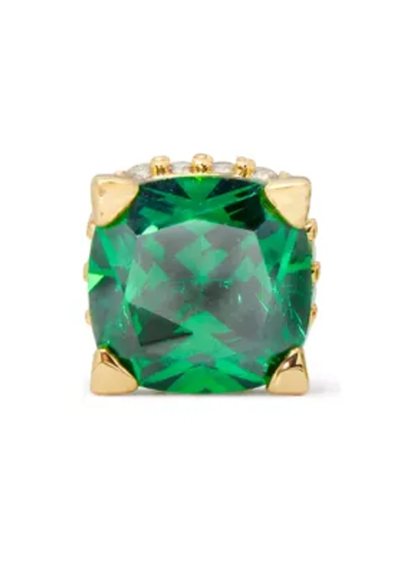 Square Crystal Stud Earrings