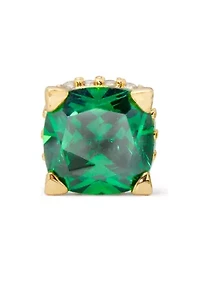 Square Crystal Stud Earrings