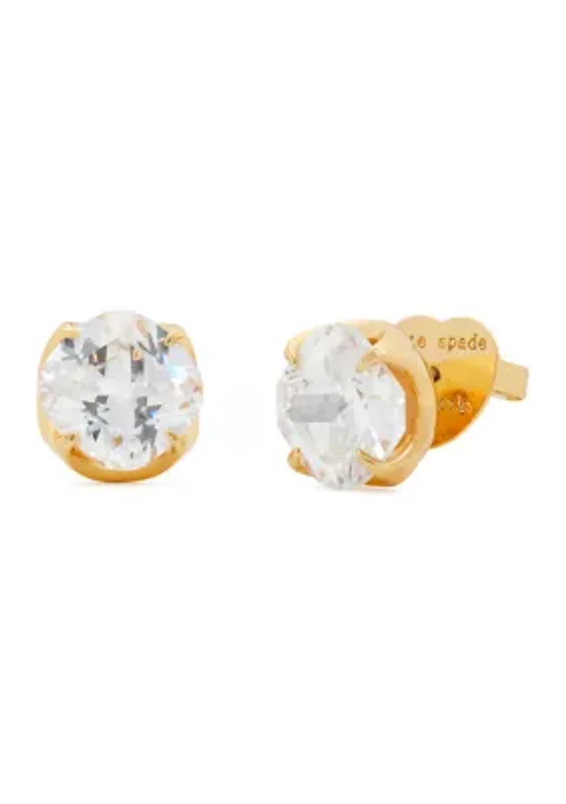 Spade Flower Stud Earrings