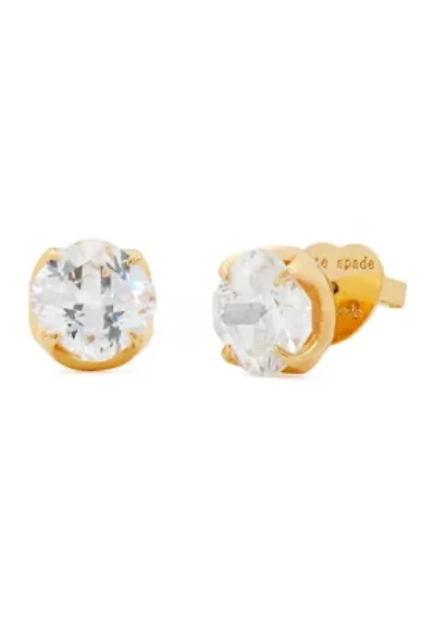Spade Flower Stud Earrings