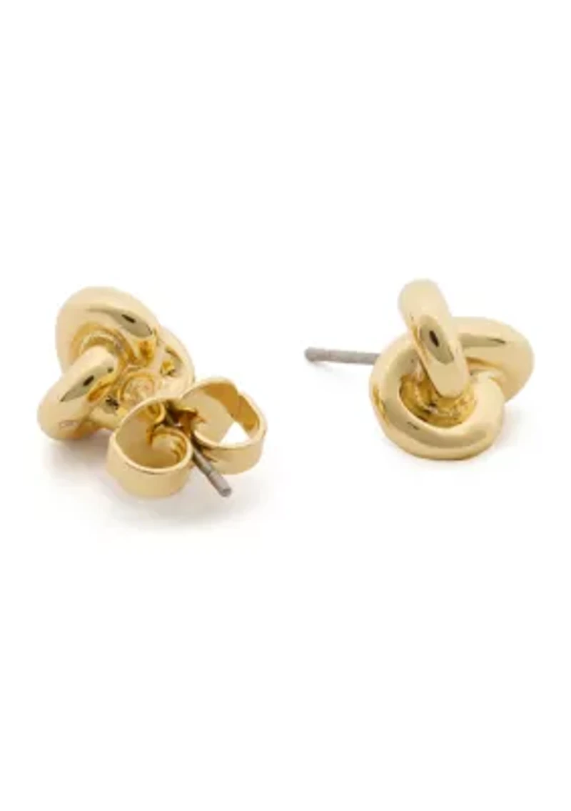 Double Knot Stud Earrings